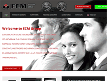 Tablet Screenshot of ecmtrader.com